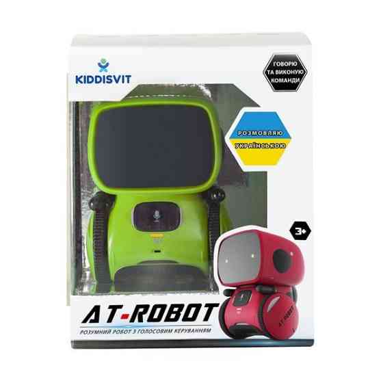 Интерактивный робот AT-Robot с голосовым управлением украинский зеленый (AT001-02-UKR) Харьков