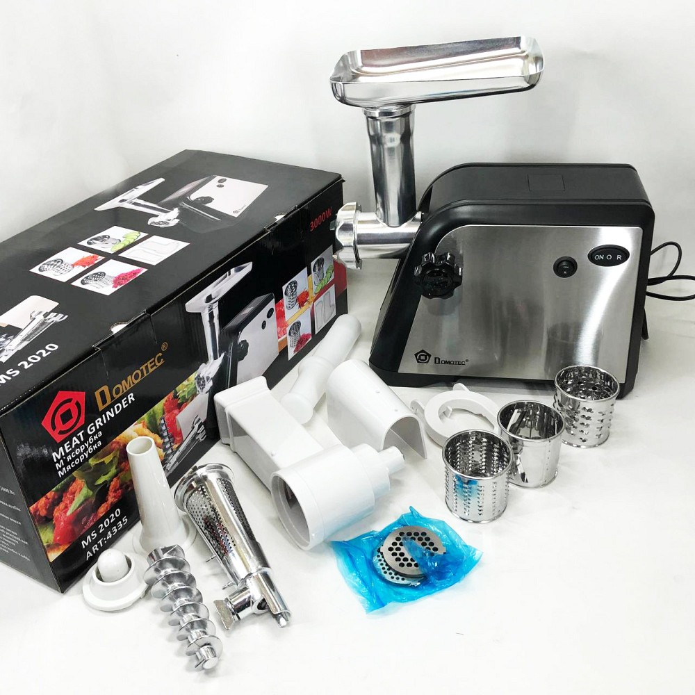 Професійна електрична м'ясорубка з соковижималкою, М'ясорубка металева '2000 Вт EI-85 Львів - фото 9