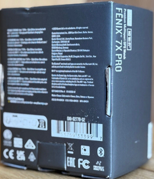 Смарт -Часы :
- Garmin Fenix 7X Pro Solar Slate Gray w. Black Band (010-02778-02) Київ - фото 3