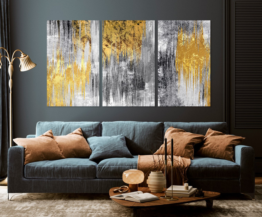 Модульна картина у вітальню/ спальню  Абстракція    ART-176_3A Київ - фото 3