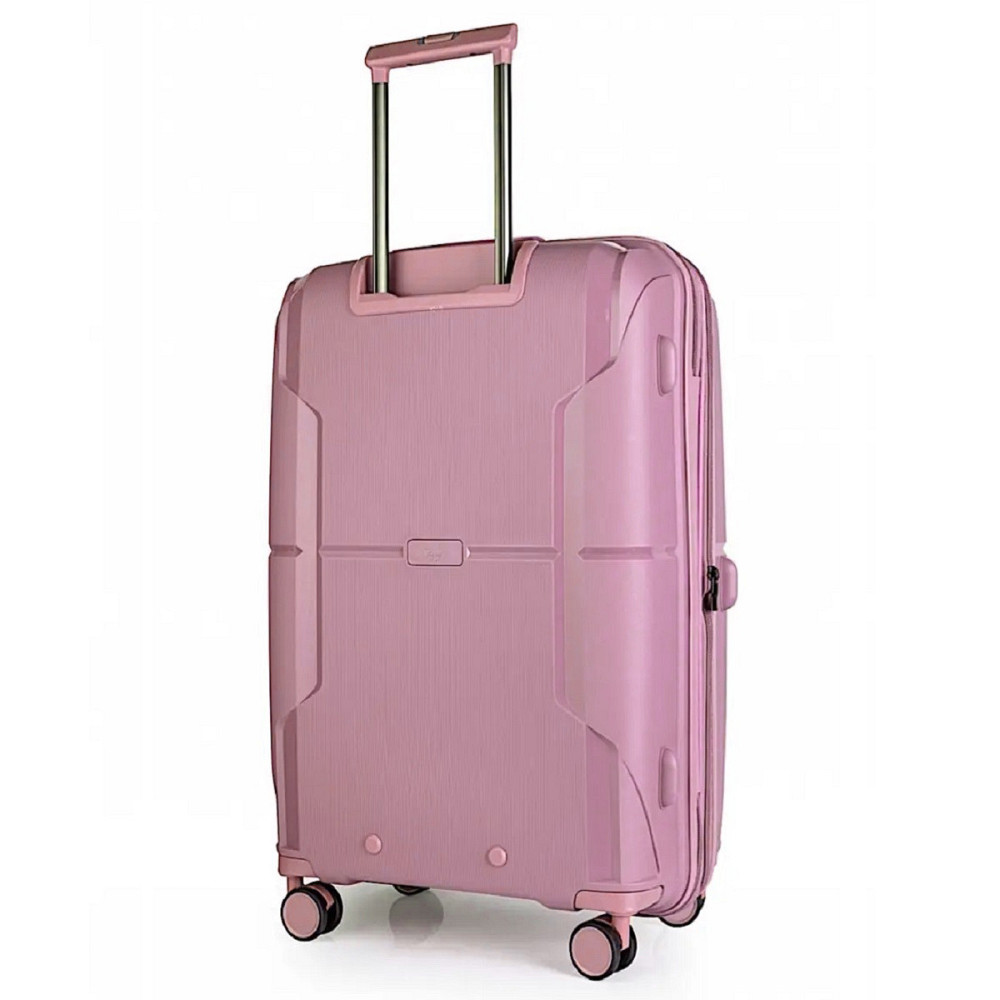 Валіза пластикова AIRTEX 245 велика 77 см рожева Київ - фото 2