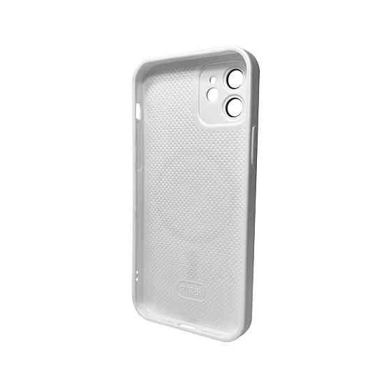 Чохол для смартфона AG Glass Matt Frame Color MagSafe Logo for Apple iPhone 12 Pearly White Киев