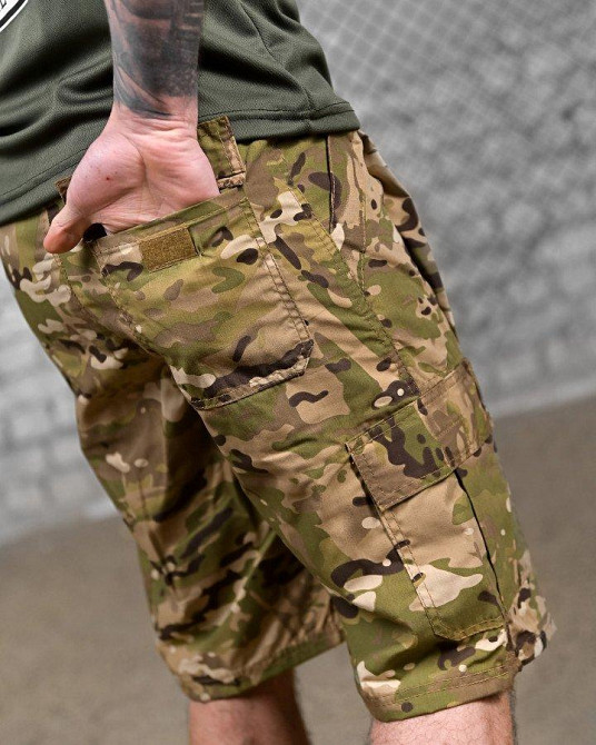 Мужские тактические шорты мультикам облегченная ткань, с карманами Одесса - изображение 11