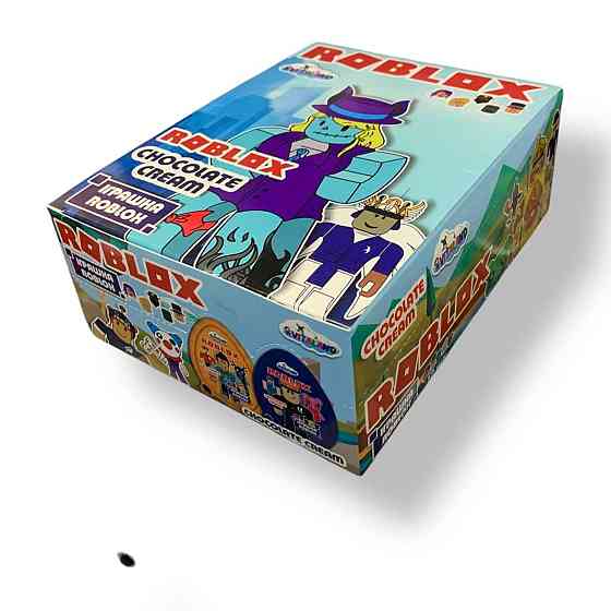 Яйця з сюрпризом Joy ROBLOX (12 шт) – смачний шоколад та іграшка за мотивами Roblox у кожній упаковці Харків