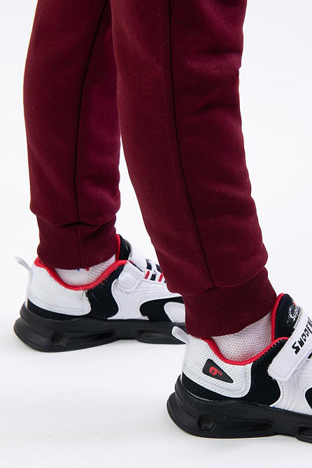 Штани спортивні дитячі та підліткові, бордові, топ Крохатушка одяг Київ - фото 4