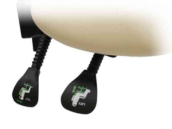 Стілець-сідло для майстра 854, 4 регулювання Сірий Київ