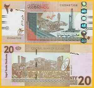 Судан / Sudan 20 pounds 2017 Pick 74с UNC Полтава