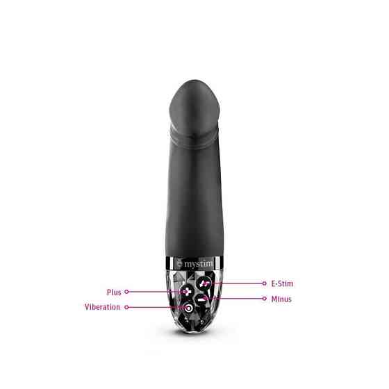 Вібратор з електростимуляцією Mystim Real Deal Neil Black Edition Sex Aura Київ