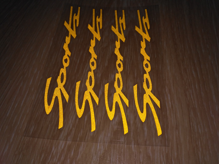 Наклейка на ручки, диски , дворники авто 13.4 см С Киев - изображение 7