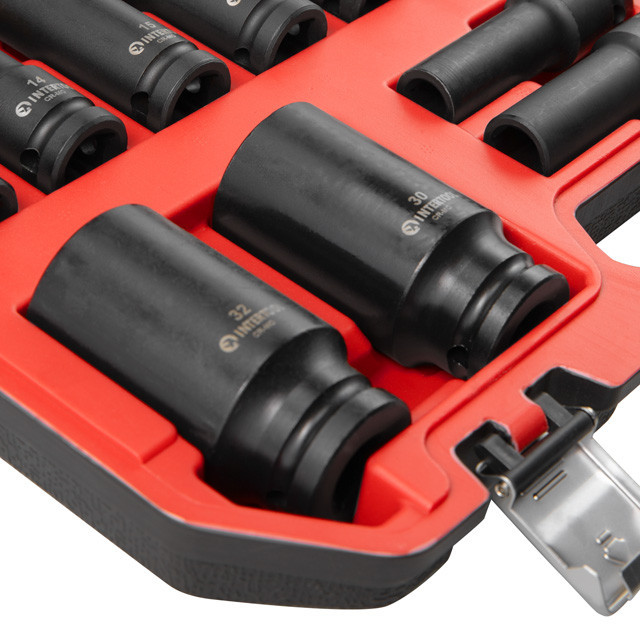 Набор головок ударных удлиненных 1/2