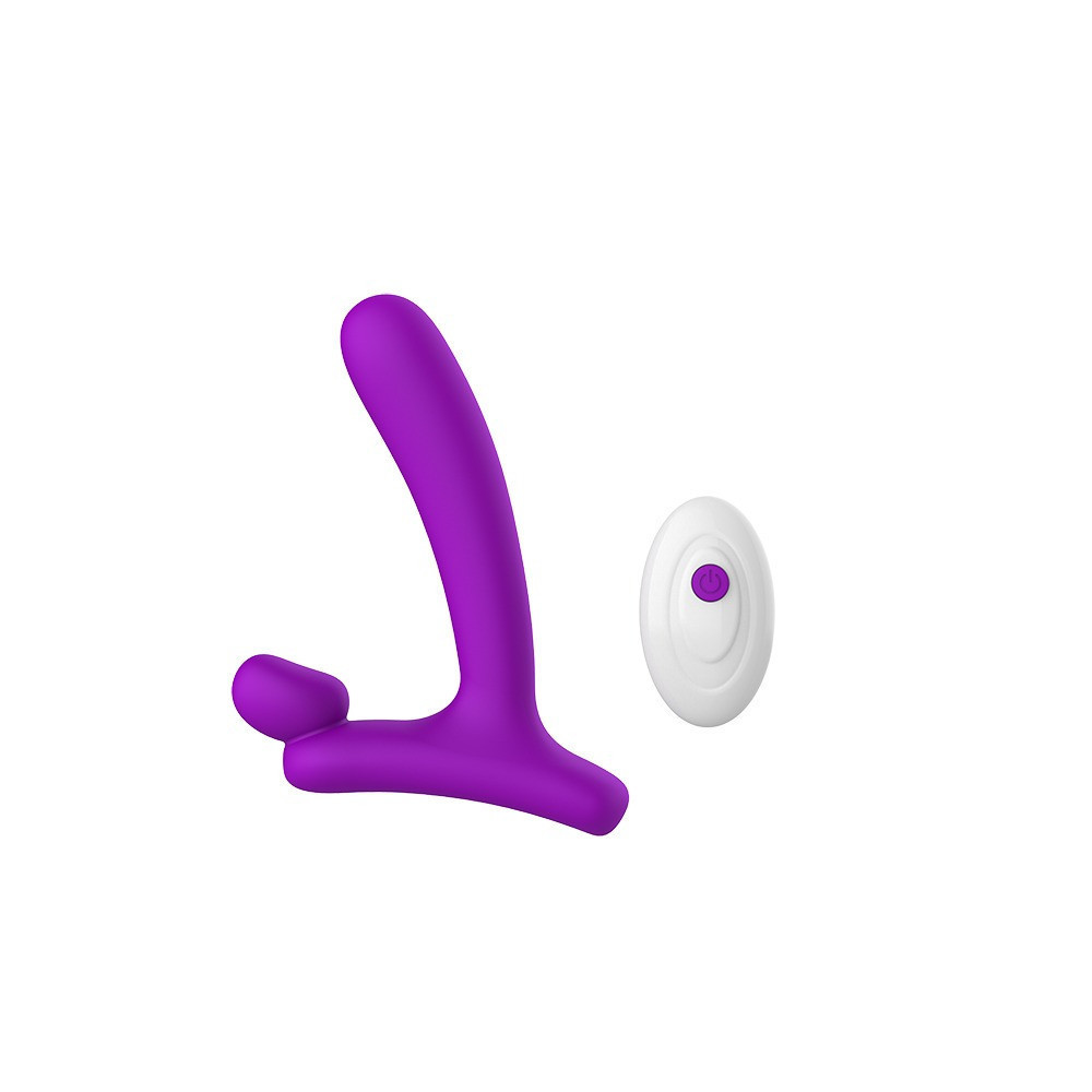 Вибратор в форме буквы,, L,,со стимуляцией клитора и точки G Chisa Lust Ripple Horny, фиолетовый Sex Aura Киев - изображение 2