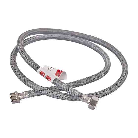 Гнучке підведення Zerix ZHN-02-FM1/2"-100 (нейлонове обплетення, гайки нерж) (ZX5151) Київ