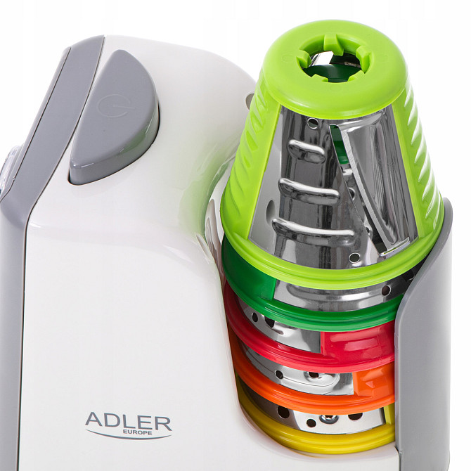 Електрична овочерізка багатофункціональна з 5 насадками Adler AD (4815) 150 Вт Нововолинськ - фото 8
