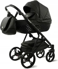 Дитяча коляска MOMMO IMPERIAL Ekskluzywny Wózek Dziecięcy - Czarna Eko Skóra - 2w1 Київ