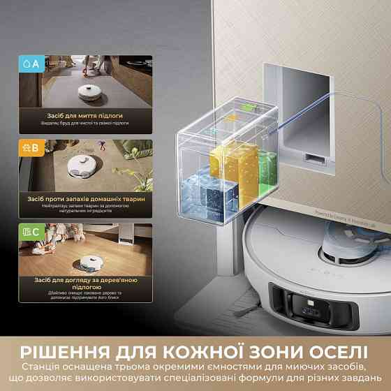 Робот-пилосос Dreame Bot Matrix 10 Pro Black (RLM61HE-Bl) ( 11106 ) Харків