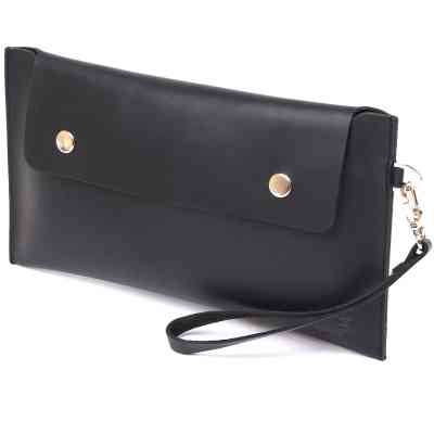 Косметичка Shvigel Кожаная матовая тревел Черная (16426) Винница