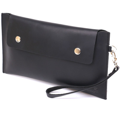 Косметичка Shvigel Кожаная матовая тревел Черная (16426) Винница - изображение 1