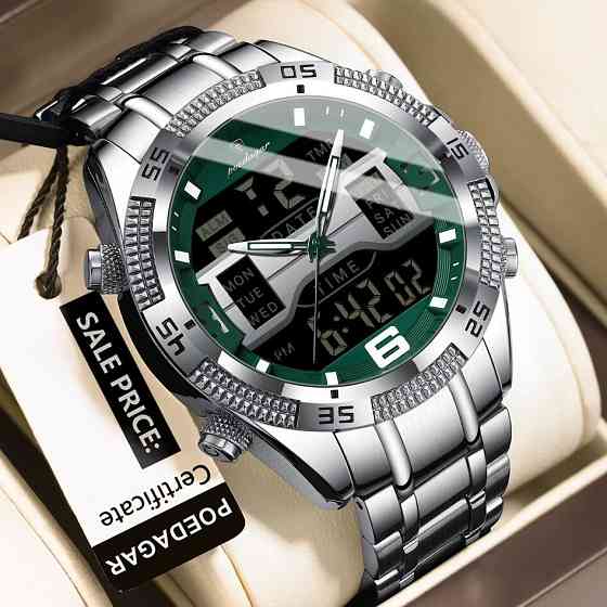 Часы мужские тактические Poedagar Good Серебристый Винница