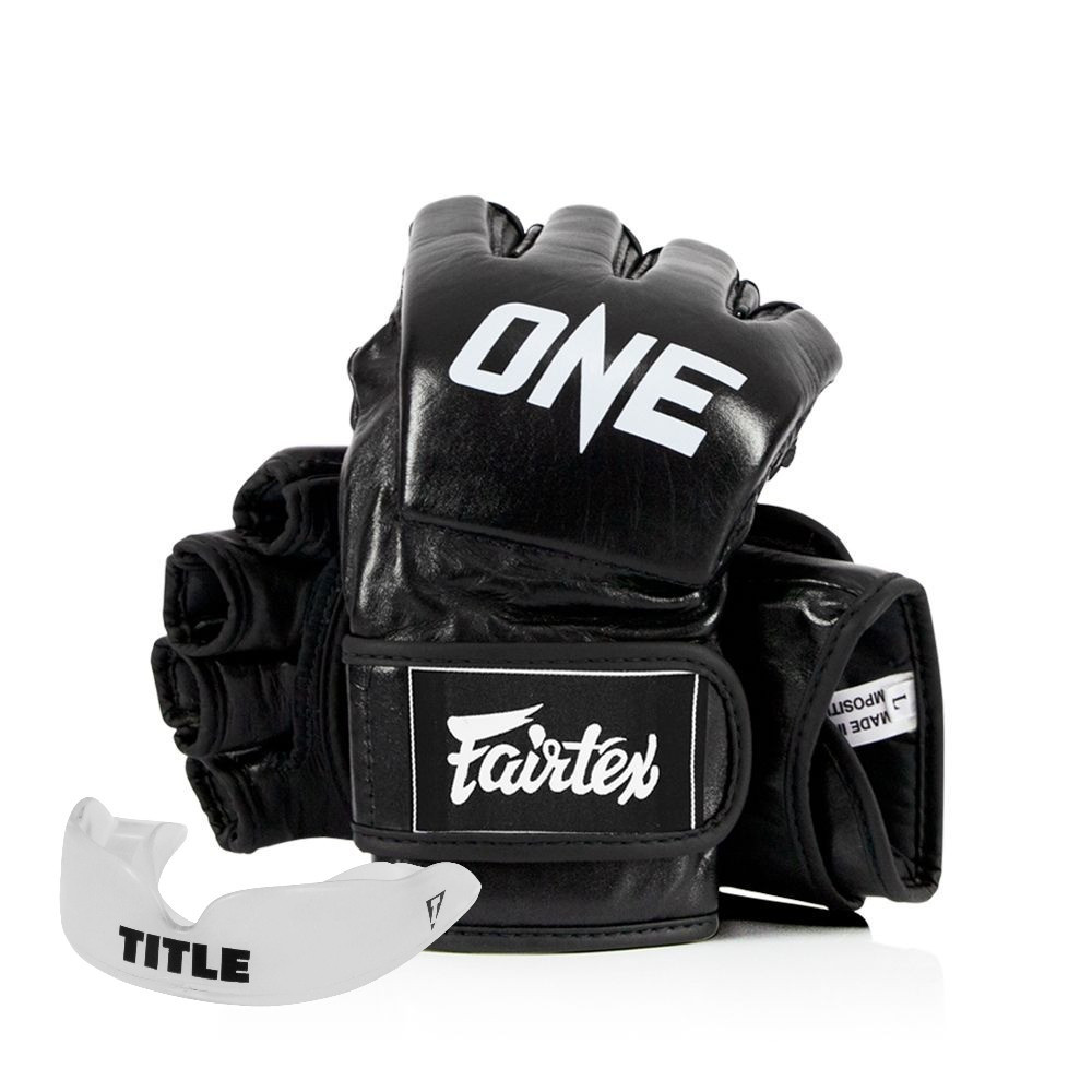 Рукавиці для ММА Fairtex FGV12 ONE Black L Каменское - изображение 1