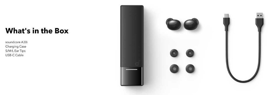 Гарнитура Anker Soundcore A30i black и кейс Киев - изображение 3