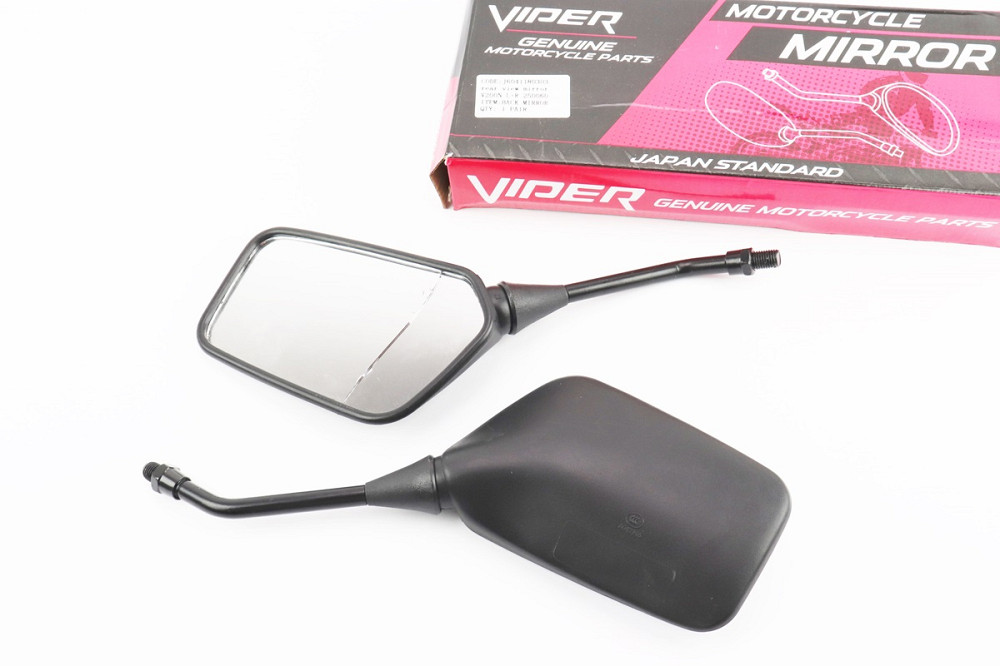 УЦІНКА Дзеркала к-кт КВАДРАТ-чорні, м10 (праве тріснуте) Киев - изображение 1