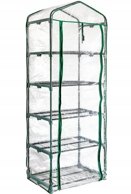 Теплица 5 уровней полок для дома или дачи 195х69х50 см Mar-Pol (M85005) Нововолынск - изображение 2