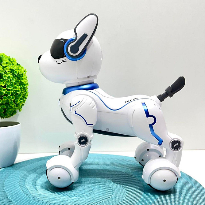 Собачка на радіокеруванні їздить реагує на голос робить трюки Білий (A001) Чернигов - изображение 10