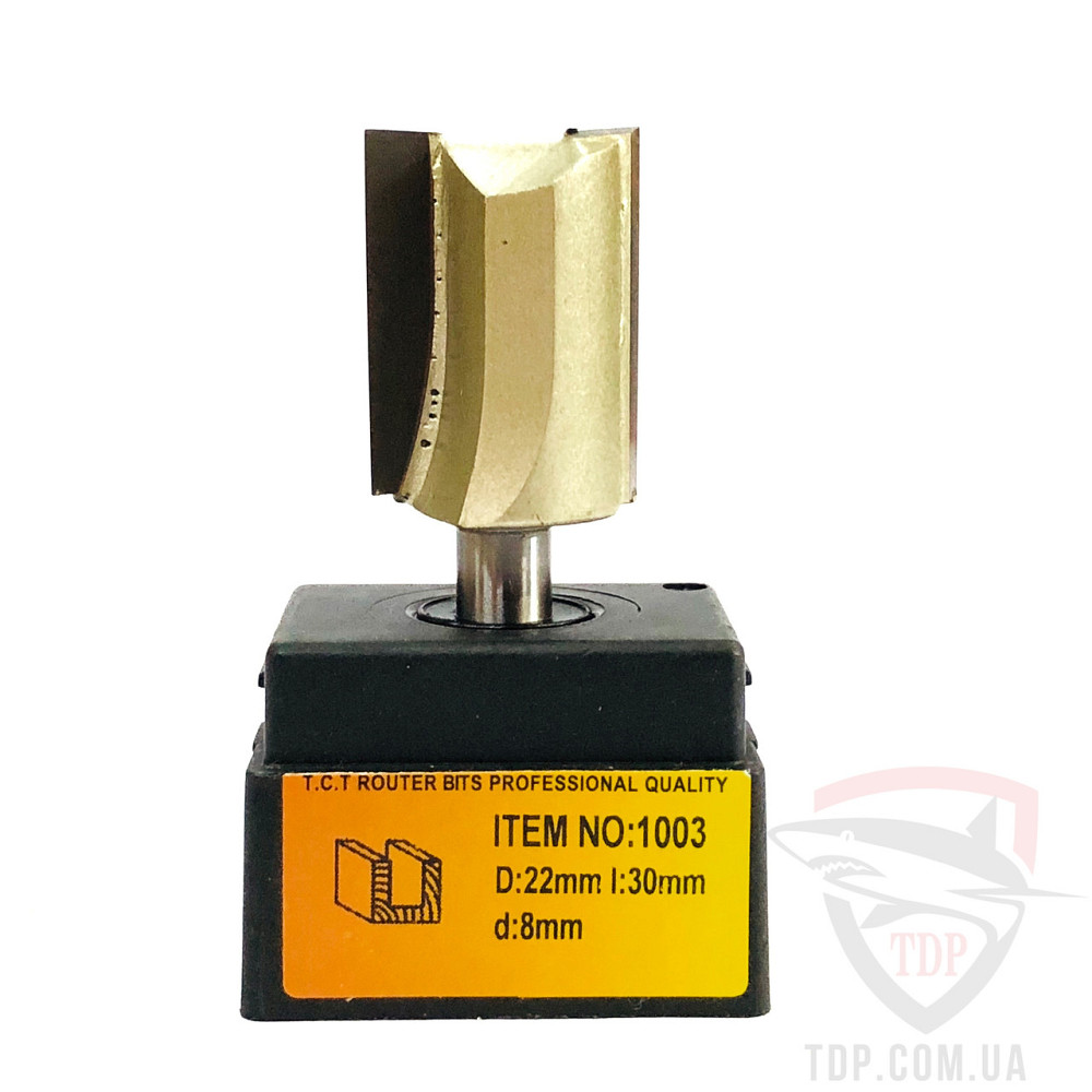 Фреза по дереву ГЛОБУС пазовая прямая 1003 D22 d8 h30 Коломыя - изображение 3