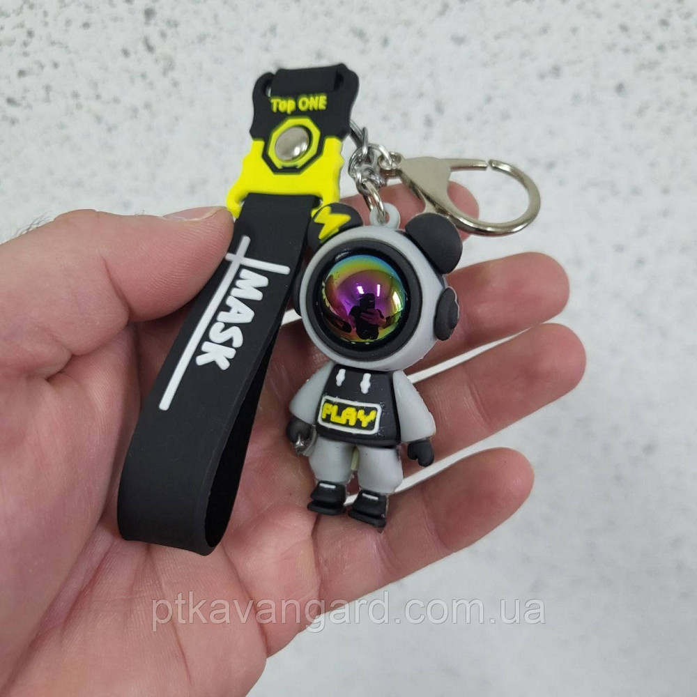 Шкільний рюкзак підлітковий (2 відділення, 6 кишень, брелок, на блискавці) C 72811 Хмельницький - фото 3