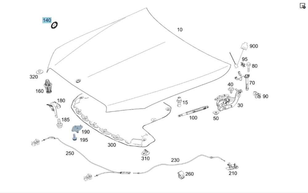 Mercedes-Benz  A0008173305 Новий значок - емблема "Mercedes-Benz" на капот C-Class Coupe C205 C-Class W205 C-Class Estate S205 C-Class Cabri Одесса - изображение 1