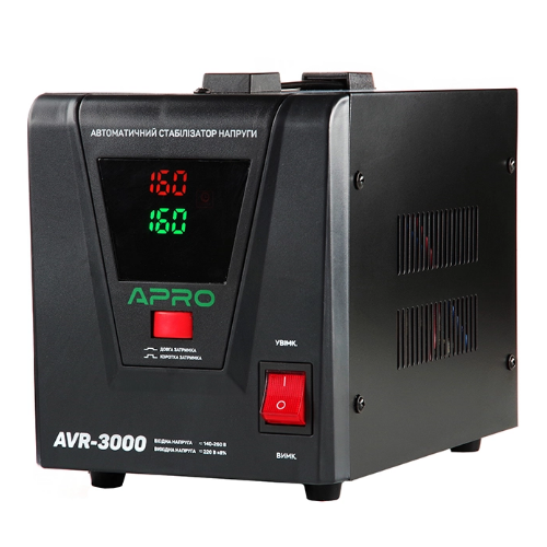 Стабілізатор напруги релейний AVR-3000 APRO Житомир