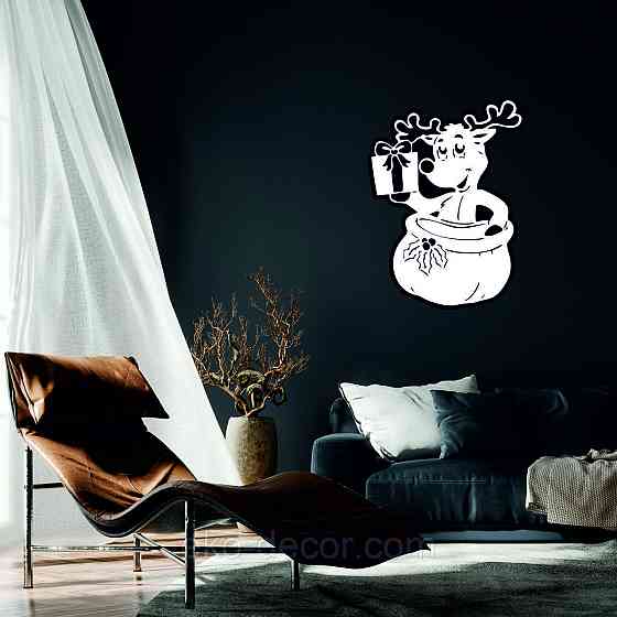 Декоративное настенное Панно «Новый год», Декор на стену 110*80 см Киев