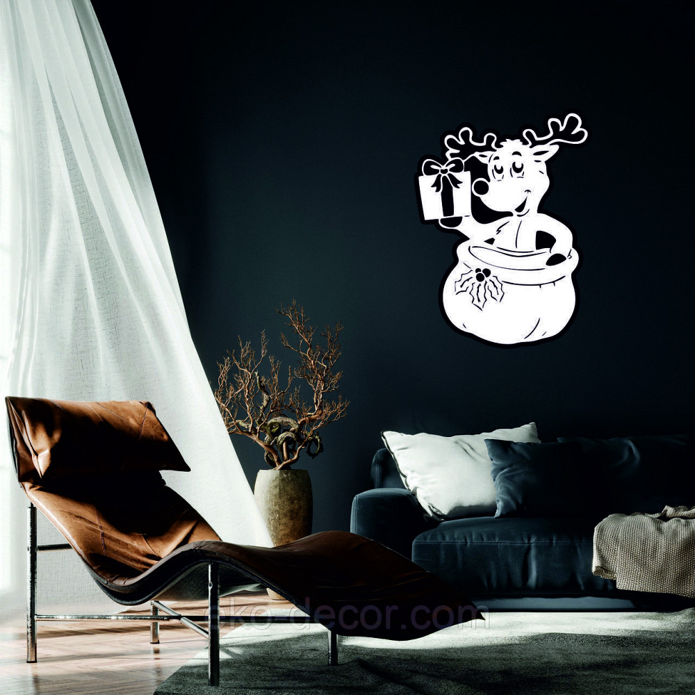 Декоративное настенное Панно «Новый год», Декор на стену 110*80 см Киев - изображение 5