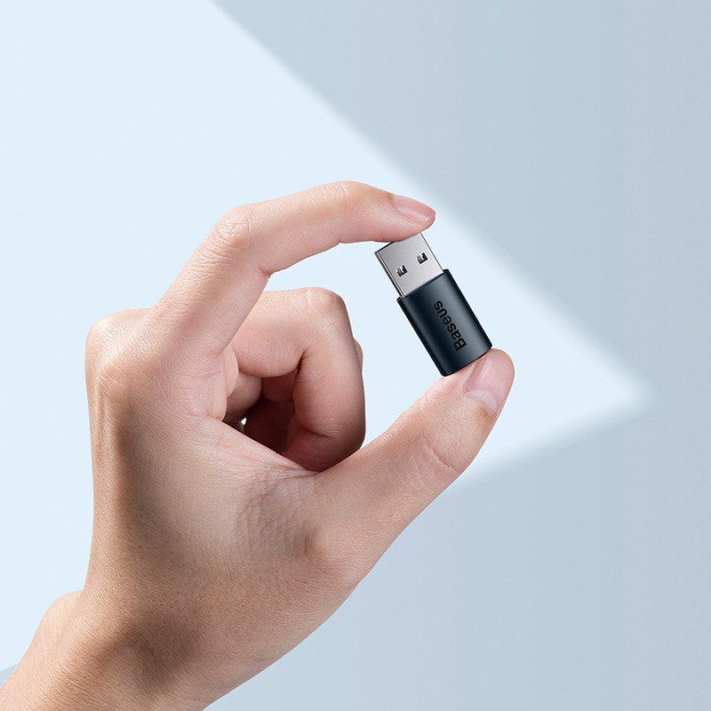 Адаптер Baseus Mini OTG USB 3.1 до Type-C Синій Київ - фото 2