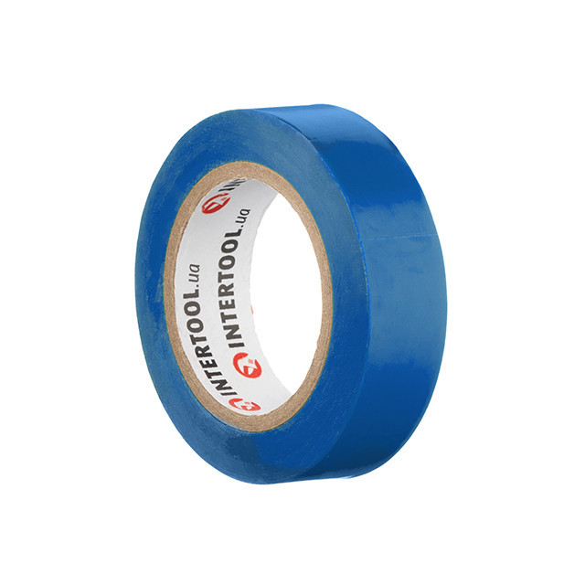 Стрічка ізоляційна 0.15мм*17мм*10м, синя INTERTOOL IT-0010 Киев - изображение 3