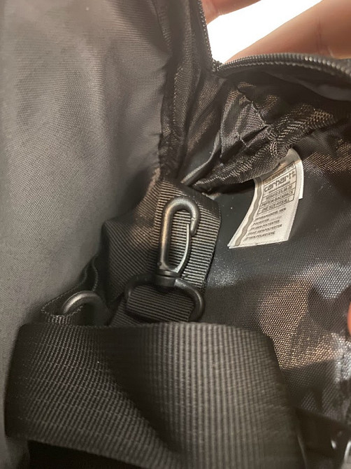 Сумка через плече Carhartt Кархарт 17х17х7 чорний Запоріжжя - фото 7