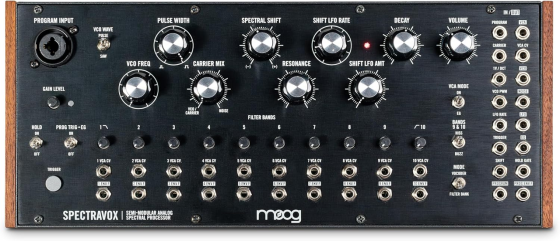 Напівмодульний аналоговий спектральний процесор MOOG Spectravox | Аналоговий вокодер, 10 CV-фільтрів, VCO, LFO, Eurorack, вихід Київ