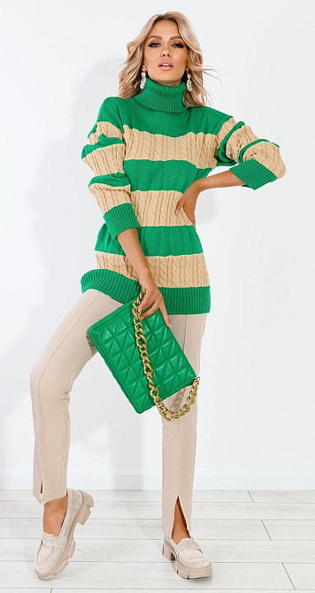 Подовжений светр (42-46) Київ - фото 3