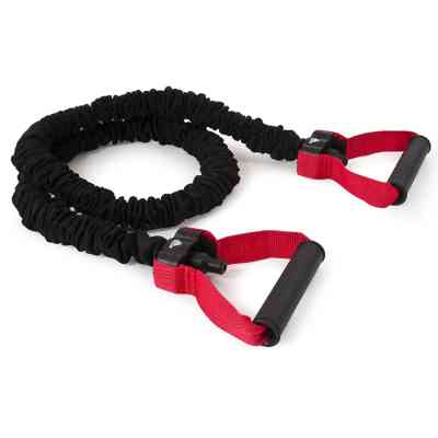 Эспандер Adidas Power Tube ADTB-10602 чорний, червоний 122 см (885652000277) Винница