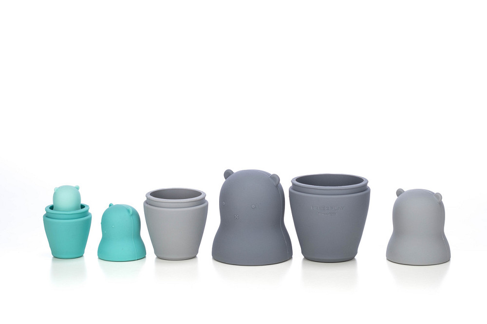 Силіконовий сортер FreeON ведмедики, grey - mint Киев - изображение 1