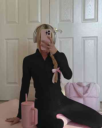 Жіночий стильний костюм із якісного мікродайвінгу Чорний, 44/46 Одеса