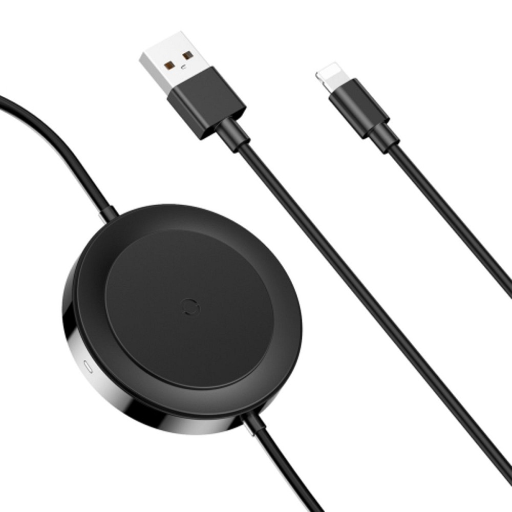 Бездротовий зарядний пристрій Baseus iP Cable Wireless Charger Black Киев - изображение 1