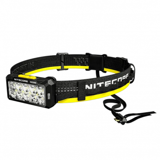 Налобний ліхтар Nitecore HU2000 Type-C 2000лм 160м білий + червоне світло (10 режимів) Вінниця