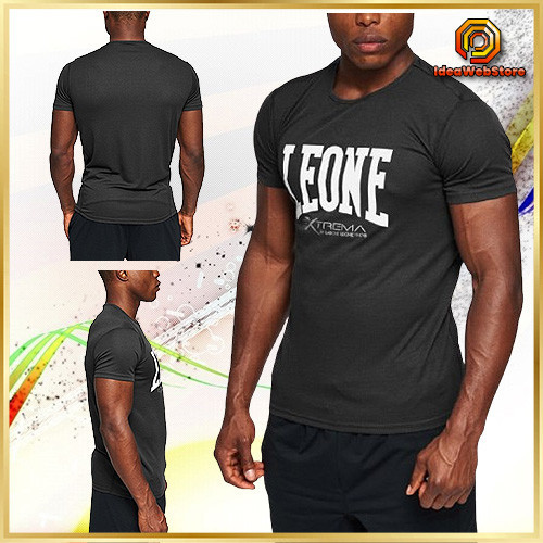 Футболка Leone Logo Black чоловіча розмір M чорна 100% поліестер для щоденного   використання Київ - фото 1