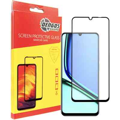 Скло захисне Dengos Full Glue Realme Note 60 Black (TGFG-400) Вінниця