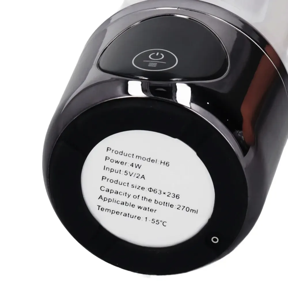 Водородная бутылка Angelic Элегантная на 280 мл. Генератор водородной воды з мембраной DuPont Днепр - изображение 3