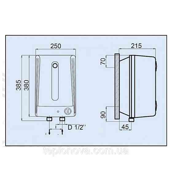 Водонагрівач LEOV LUB Small 5 l підведення води знизу Чернівці
