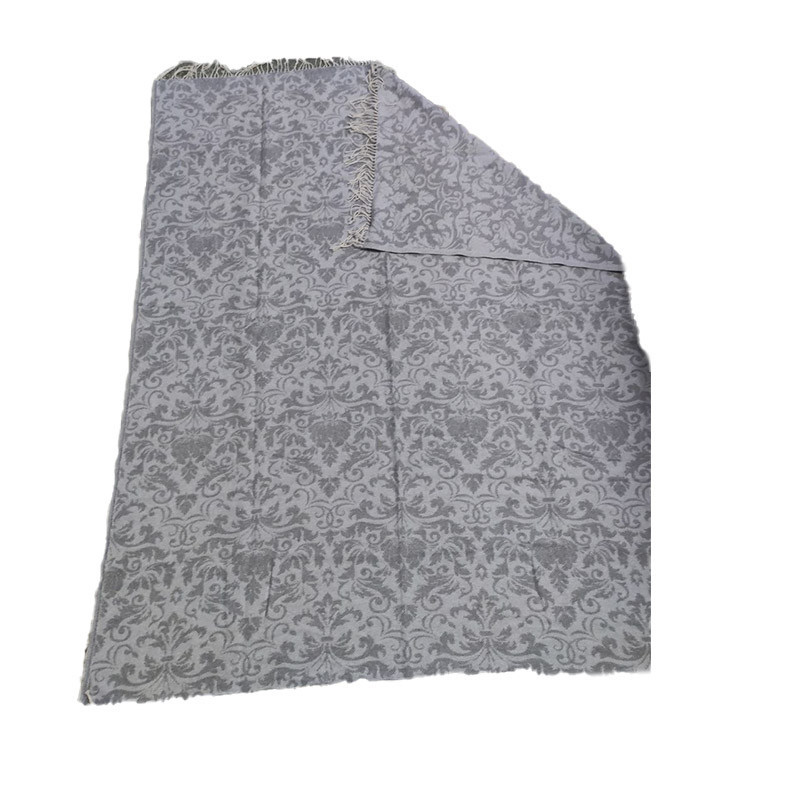 Плед бавовняний 140×200 ажур сірий 13 Киев - изображение 2