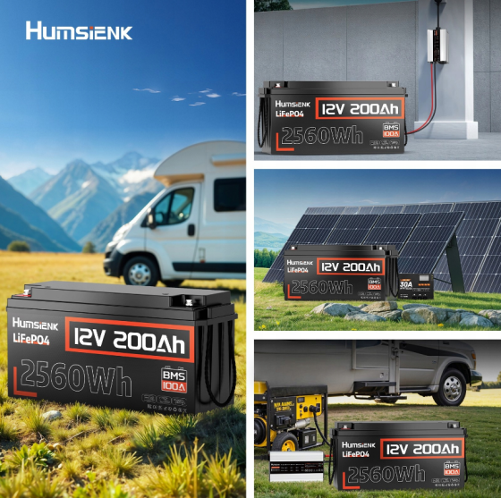 Аккумулятор LifePo4 200Ач 12V BMS 100А Humsienk (Польша) Киев