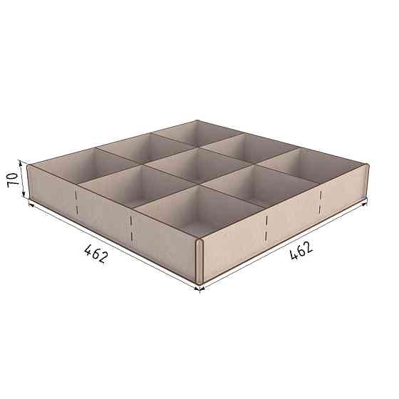 Сортировщик EKOSTAR 9 ячеек 462x462x70 Киев